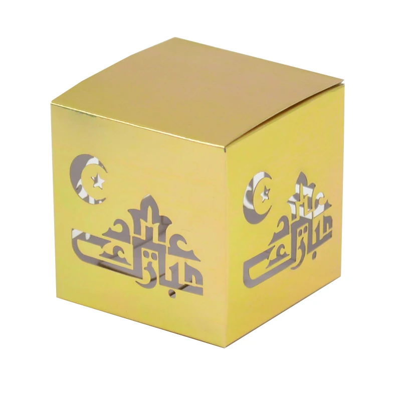 Мусульманский Рамадан и Ид идентификация лазерной резки Мубарак коробка
