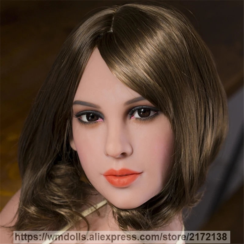 WMDOLL новые секс куклы голова настоящая силиконовая кукла для любви головы