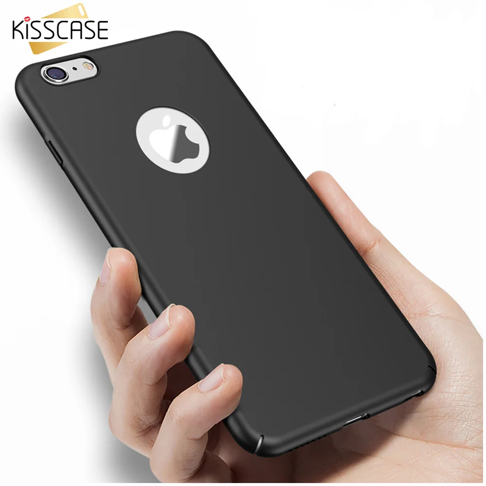 KISS чехол матовый жесткий пластик для телефона s iPhone 7 6 6s Plus 5 S SE ультра тонкий