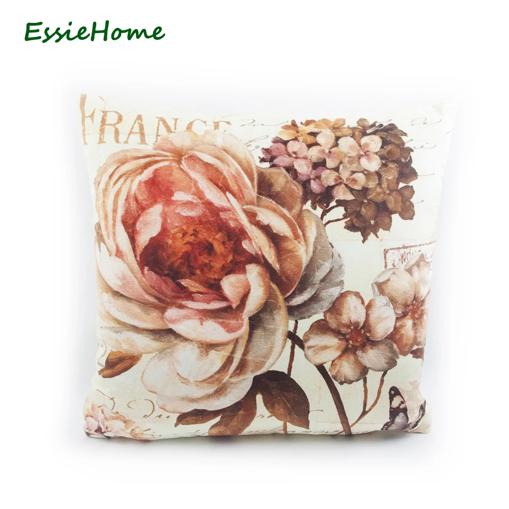 Essie Home мягкая Высококачественная бархатная цифровая печать винтажная роза