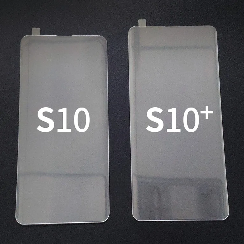 3D УФ нано жидкий экран протектор для Samsung Galaxy S10 Plus закаленное стекло Полный Клей