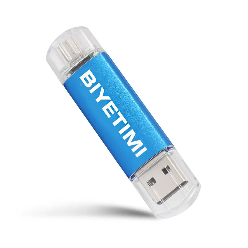 Biyetimi USB флеш накопитель двойного назначения Android OTG Pen Drive 4 ГБ 8 16 32 64 2 0 Pendrive Micro Stick