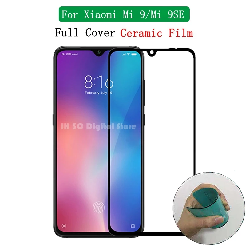Полное покрытие закаленное стекло для Xiaomi Mi 9SE 9 Защита экрана 9H на телефон