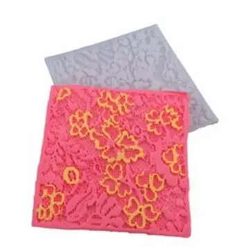 

Hot Sale New Rubber Fda Cake Decorating Tools Fondant Cake Mold Lace Decorative Box Food Grade Green Liquid Bakeware