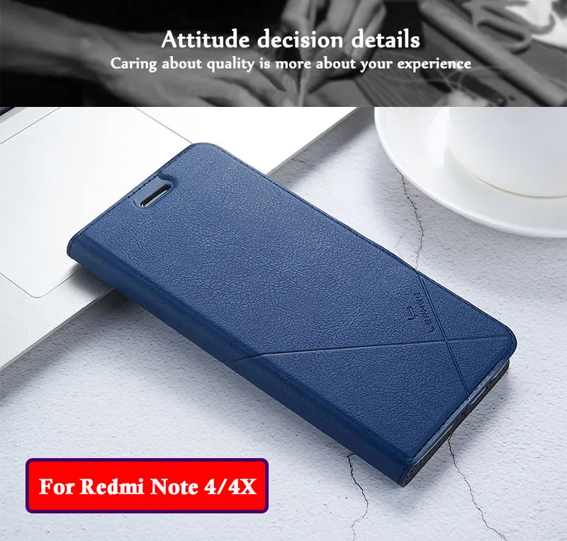 Чехол LEPHEE для Xiaomi Redmi Note 4 флип-Бумажник кожаный чехол для Xiaomi Redmi Note 4x чехол Xiaomi Redmi Note 4 Pro 7 5