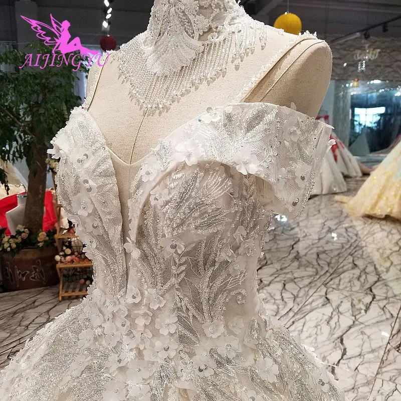 AIJINGYU модные платья Арабские Эмираты атласные в стиле бохо Швейцария белый