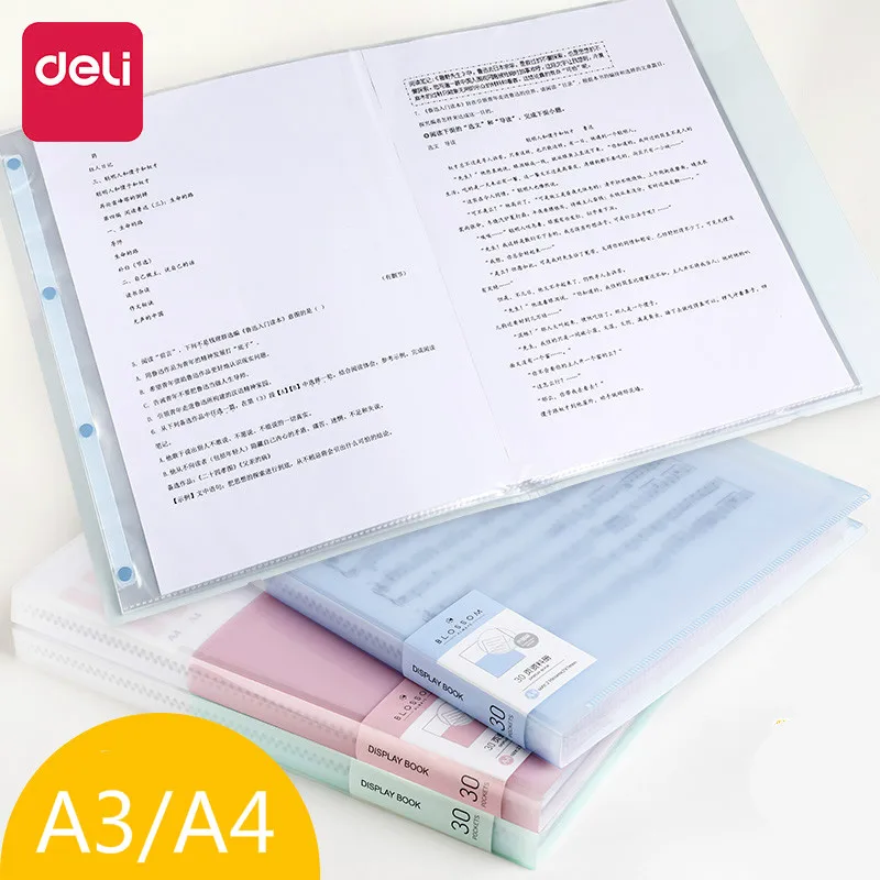 DELI A3 папка офисная папка для документов сумка для студентов тестовая бумага папка для хранения расширяющийся Кошелек Сумка для документов Хранение продуктов