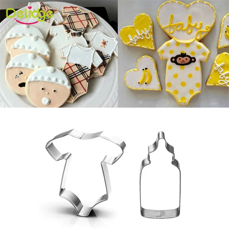 Delidge 3D милая детская серия нержавеющая сталь резак для печенья одежда бутылочка