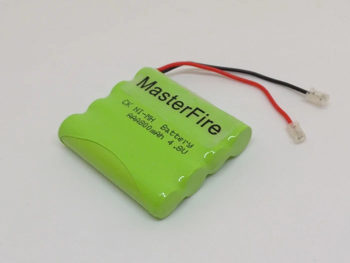2 упак./лот бренд MasterFire AAA 4,8 V 800mAh ni-mh аккумуляторная батарея NiMH батареи с вилками