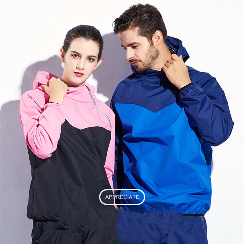 

wesing Running Cycling Sweat Track Sauna Suit Fitness Weight Loss Exercise Sport