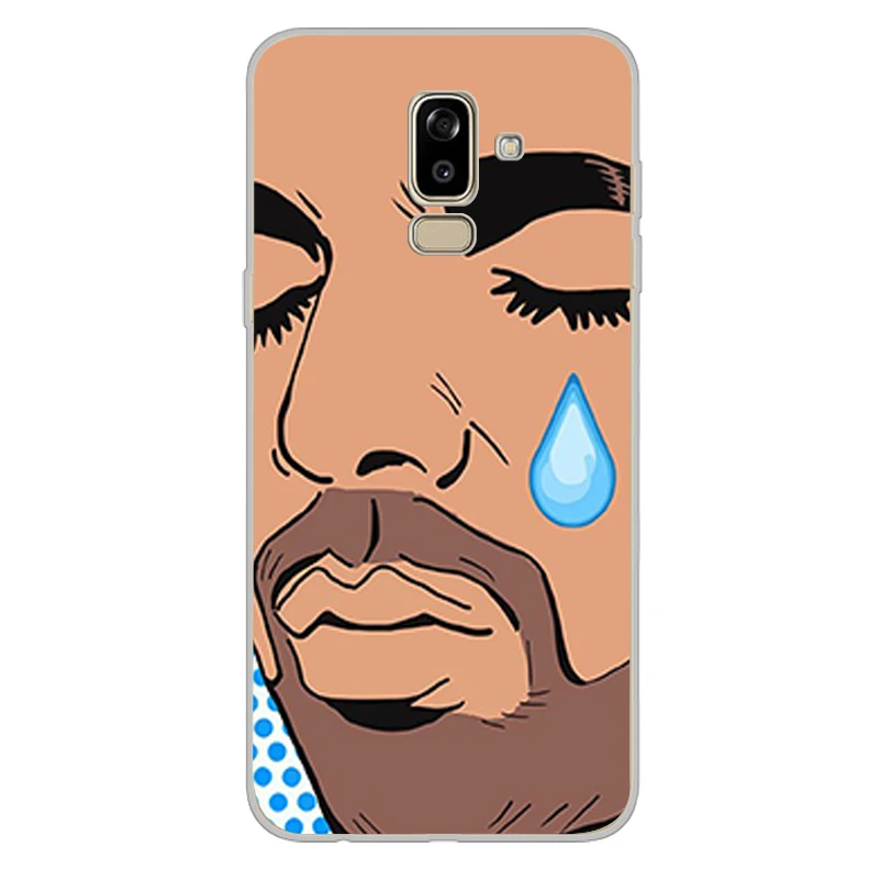 ciciber Phone Case for Samsung Galaxy J5 J6 J7 J8 Soft Back Cover J4 J3 J2 J1 Prime Core Plus 2016 2017 2018 Drake |