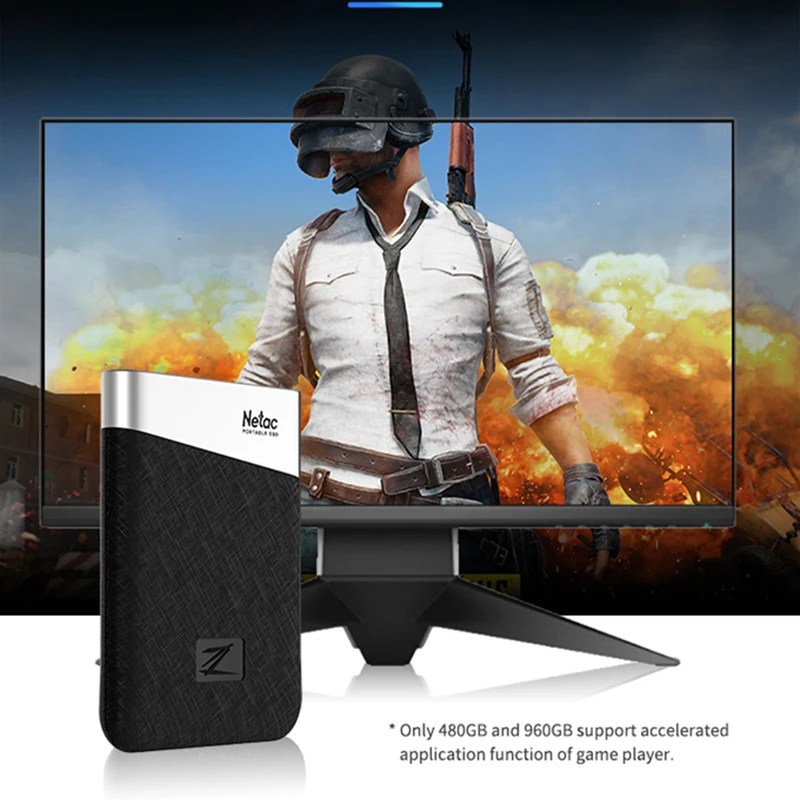 Портативный твердотельный накопитель Netac Z6 type C USB 3 1 максимальная скорость записи