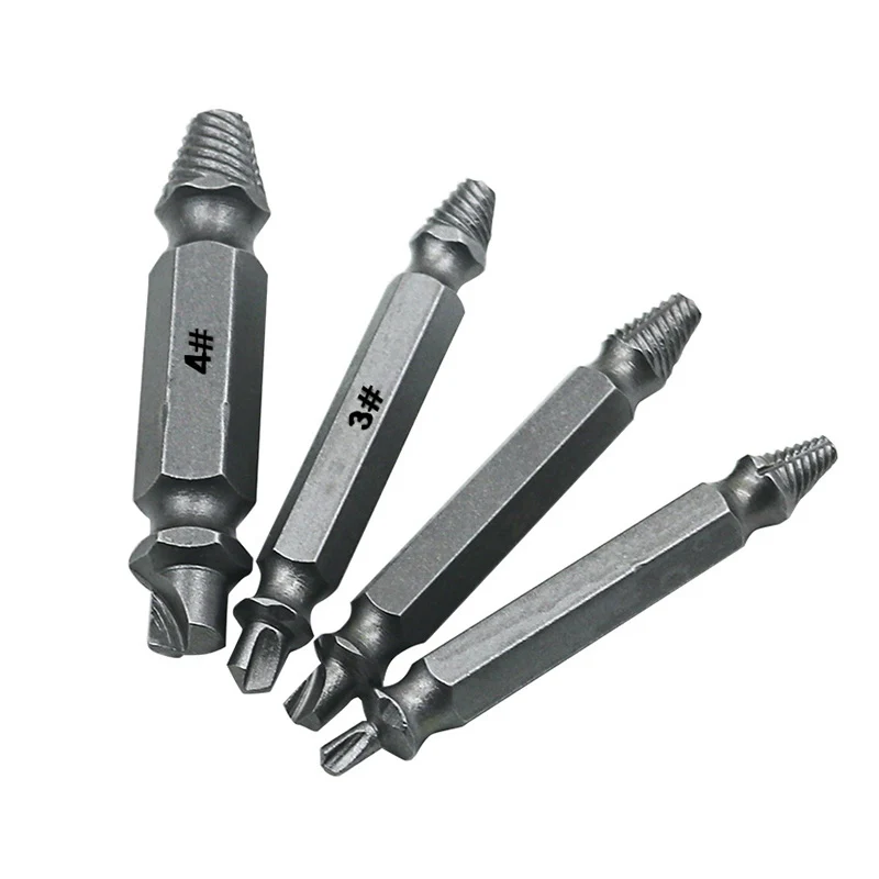 4 шт. сверло для извлечения сломанной стали поврежденных болтов|broken bolt remover|damaged