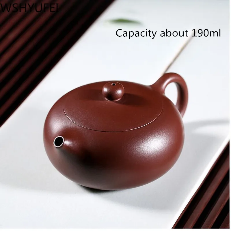 190 мл термостойкий стеклянный толстый чайник ручной работы из боросиликатного