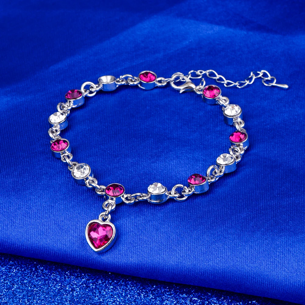 FAMSHIN 2017 модный браслет Горячая Свадьба Женский Кристалл Браслеты для женщин