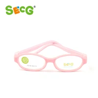 secg cute detachable optical children glasses frame silicone tr90 solid flexible kids glasses frame eyewear spectacles gafas