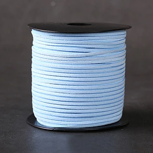 10 Yard Chainho, 10 ярдов, ручная плетеная веревка, ожерелье Бархатная веревка для ручного DIY аксессуары для одежды, искусственная кожа оленья веревка - Цвет: 10 Yard