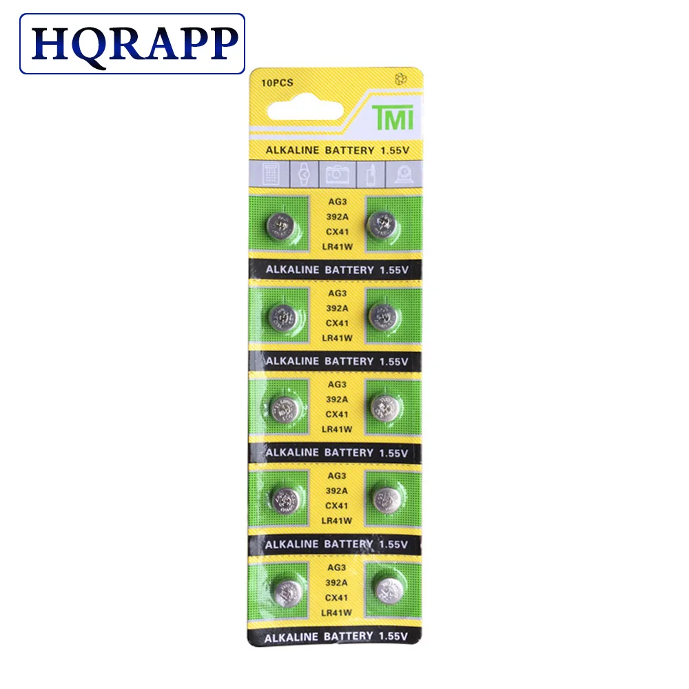 AG3 LR41 392A SR41SW 384 LR736 V3GA 192 1 55 в кнопочная батарейка батарейки для часов лазерная