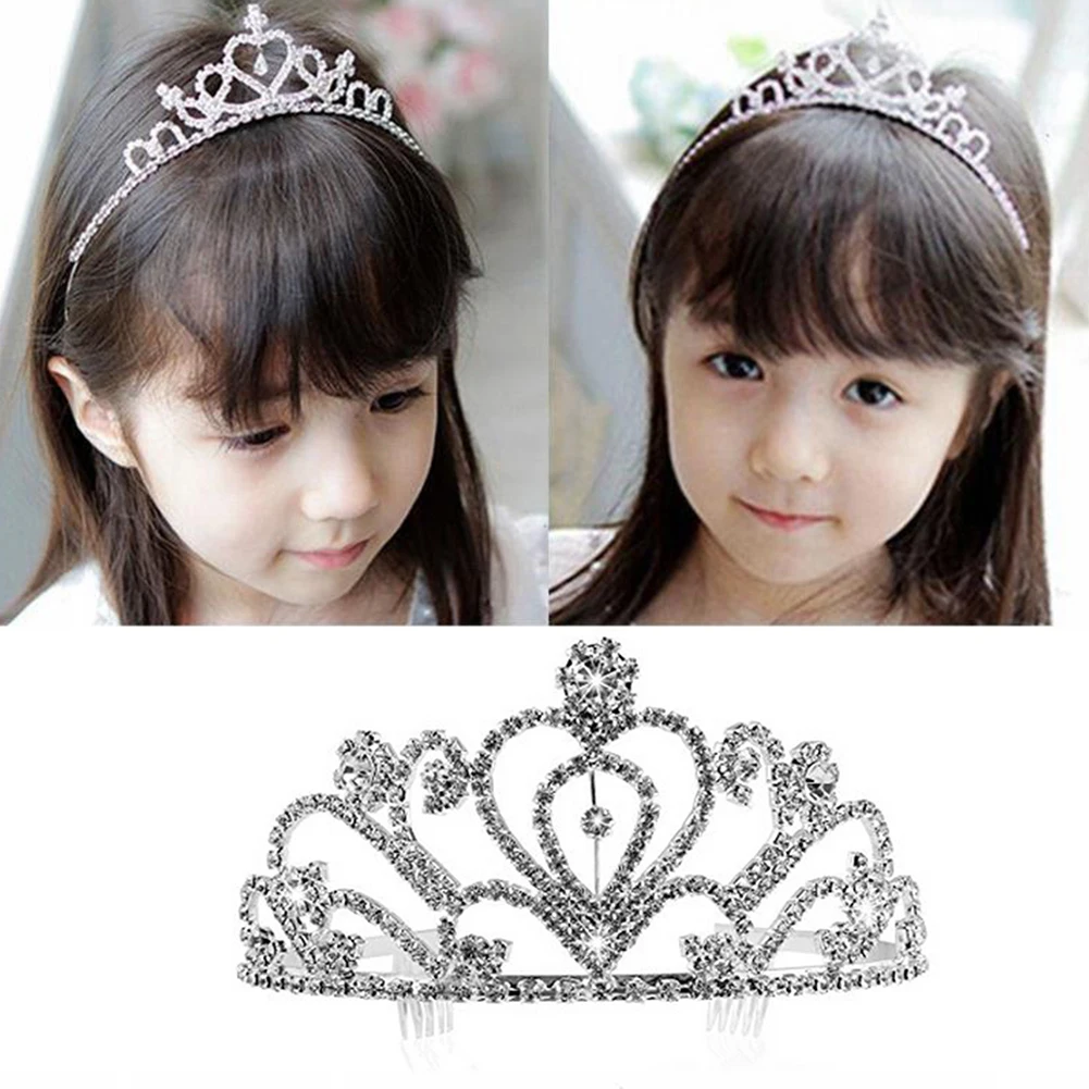 Большая корона Свадебная расческа для волос серебряные стразы свадебные заколки