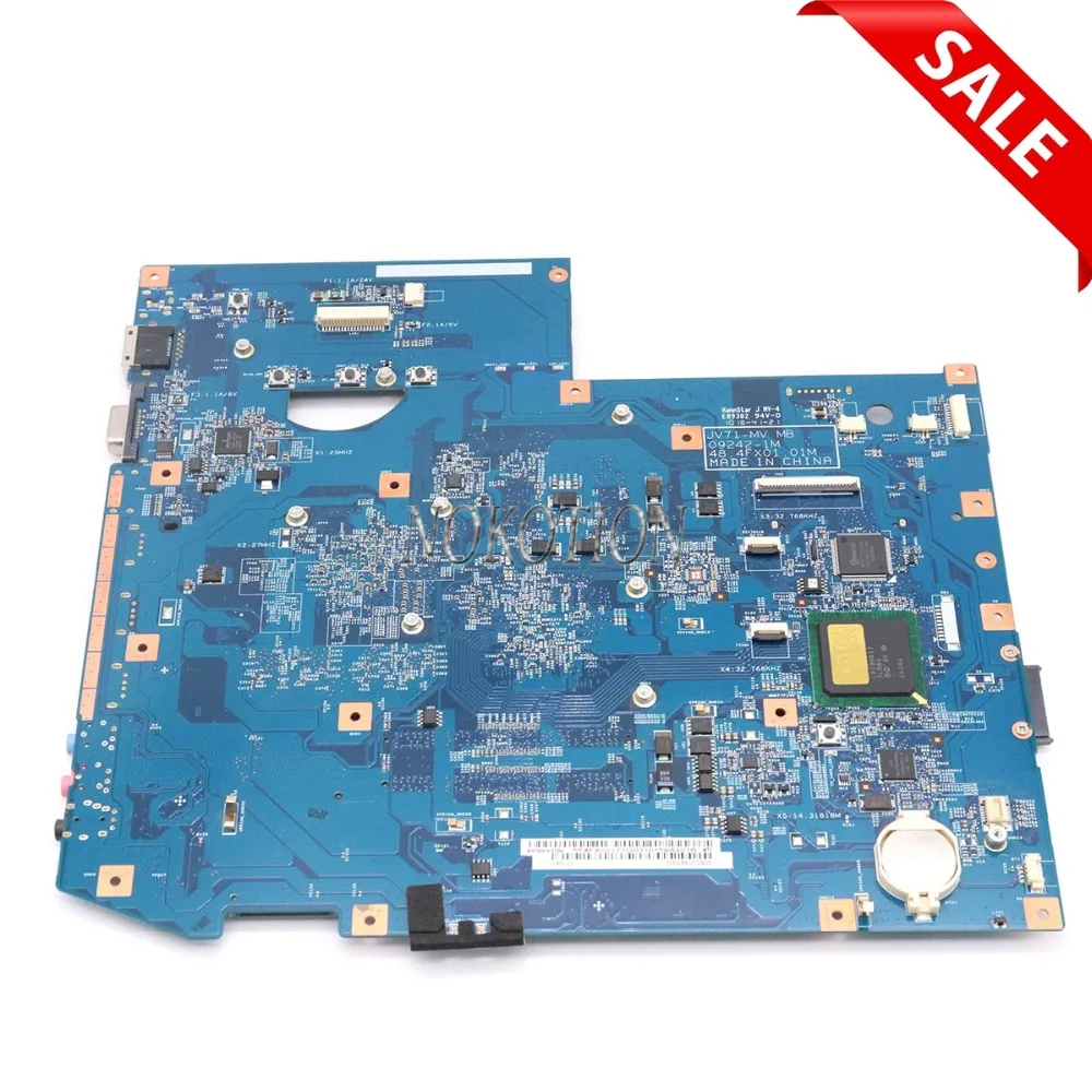 NOKOTION JV71-MV MB 09242-1M 48 4fx01.01m для ноутбука acer aspire 7736 7736g материнская плата DDR2 PM45 размере