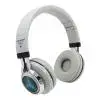 White Беспроводные наушники Bluetooth 4,1, гарнитура с шумоподавлением, наушники и радио, музыка, игры, музыка, подарок, чат - Цвет: White
