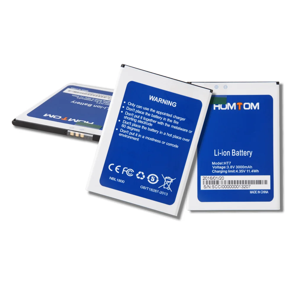 Высокое качество Оригинальная батарея для HOMTOM HT7 Pro смартфон 3000 мАч запасная
