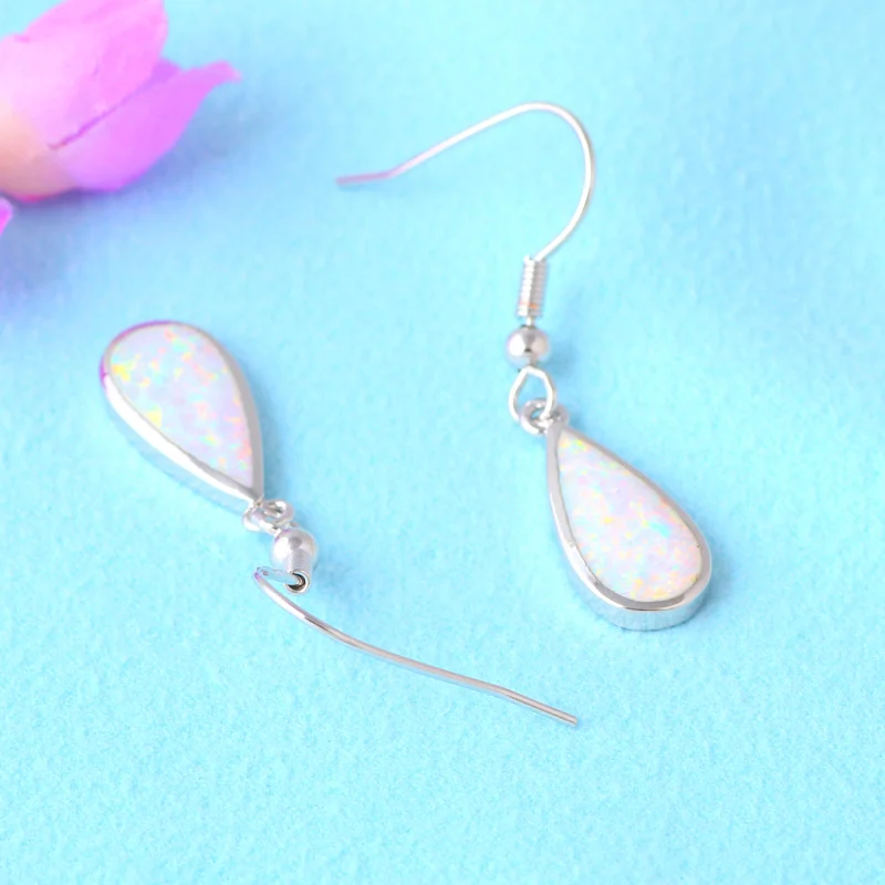 Харизматичный Мода 2016 г. Новый стерлингового серебра наложения Белый огненный