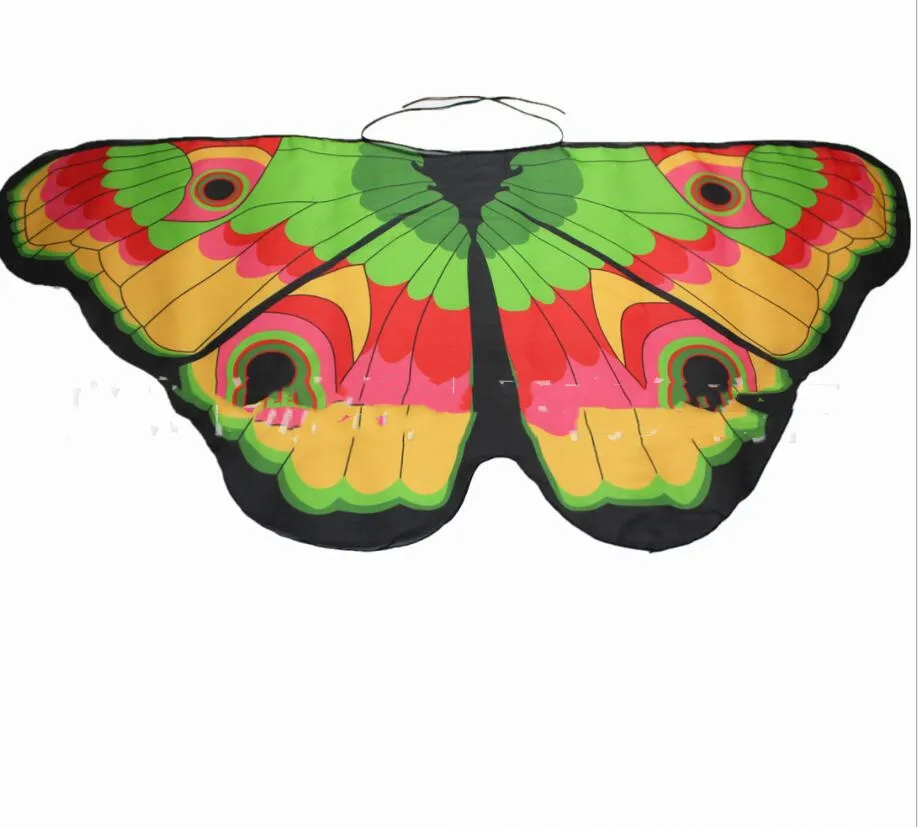 Мягкие шифоновые крылья бабочки Isis, оранжевые монархи, костюмы для выступлений, волшебные плащи для детей и взрослых, дешевые, популярные в продаже.