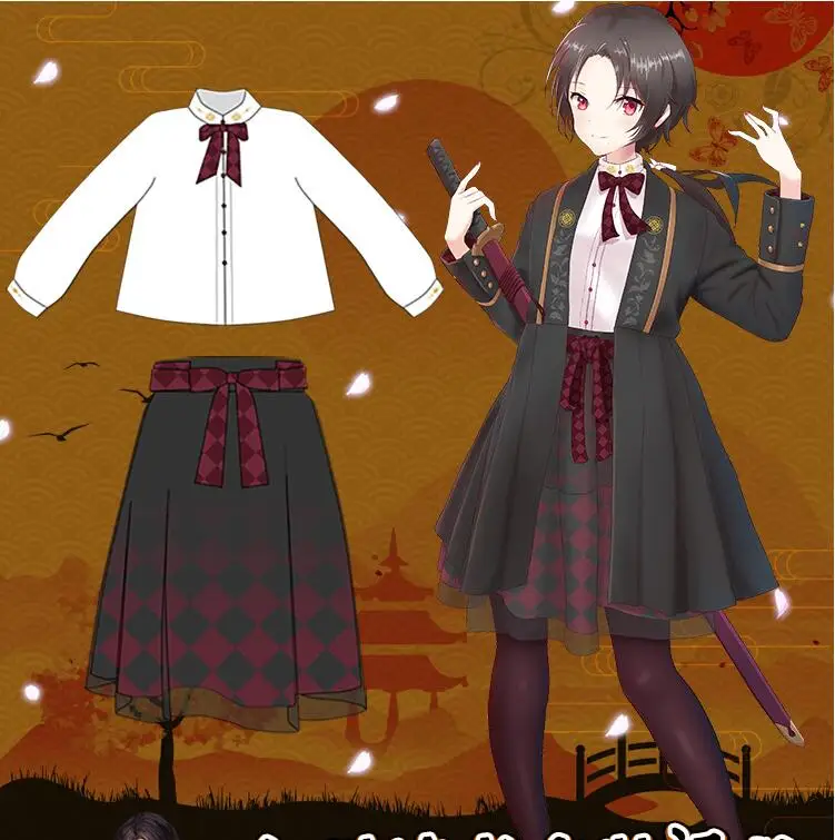 Kashuu Kiyomitsu Touken Ranbu Online Косплей костюм для косплея платье Пальто футболка летнее