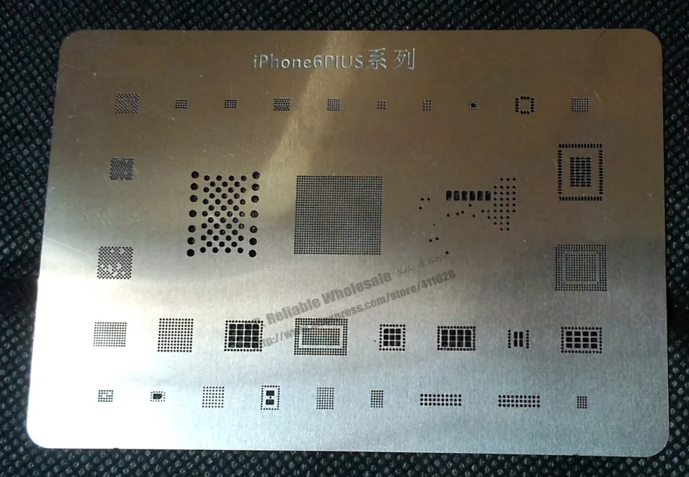 

1pcs Heat Directly Stainless Template BGA Stencil for iphone 6 Plus