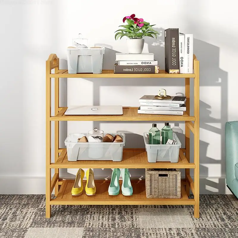Деревянная Бытовая полка для обуви органайзер хранения башня дома спальни |