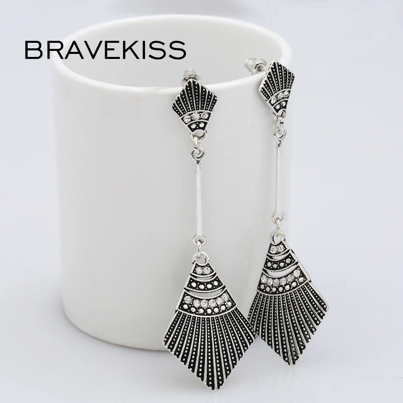 Bravekiss ретро геометрический ромб Stripes Национальный стиль чешского долго Висячие