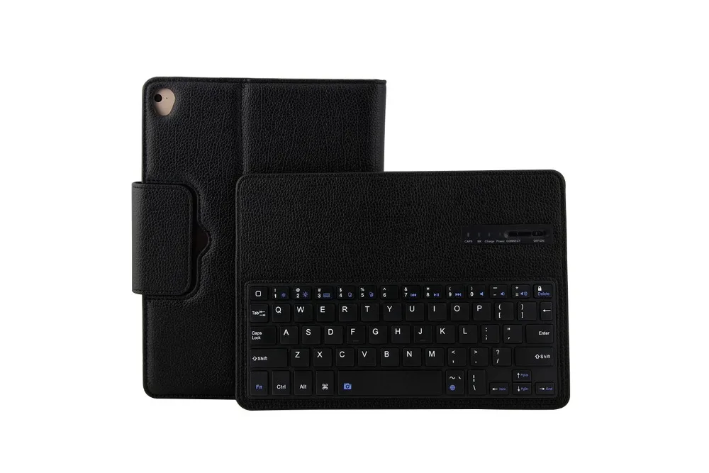 Из искусственной кожи чехол с покрытие клавиатуры Bluetooth для iPad мини 12345 iPad Air 1 2 iPad 9,7 дюймов Pro 9,7 10,5 11 дюймов MacBook Air 10,5