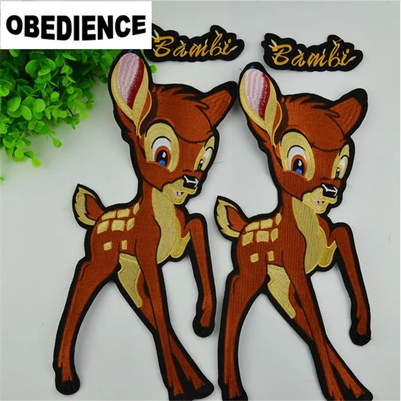 Послушание 1 ps милый олененок Бэмби шаблон вышивка патч мотив аппликация сделай