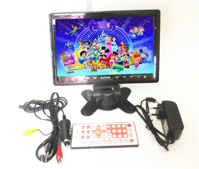 9 &quot дюймовый TFT супер тонкий автомобилей автомобильный жк-подголовник тв