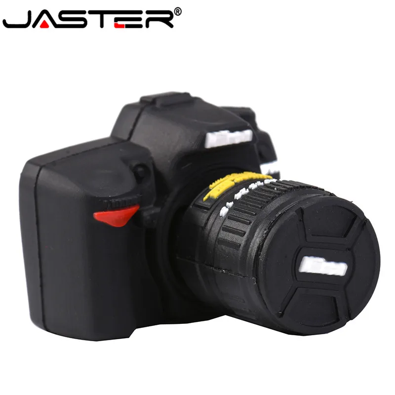 

JASTER USB 2.0 new cute camera flash drive usb thumb memory stick pendrive 4GB 8GB 16GB 32GB 64GB pen drive gift free shipping