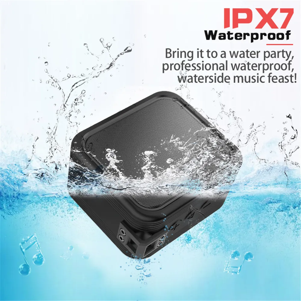 Bluetooth колонка Cyboris водонепроницаемая IPX7 24 часа работы|Портативные колонки| |
