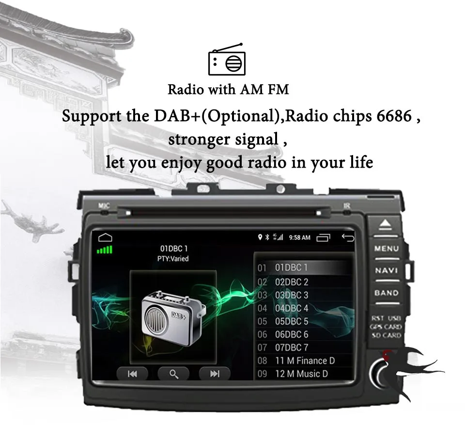 HD 1080P Android 9 0 RAM 4GB Автомобильный dvd gps навигация для Toyota Previa Estima Tarago Canarado 2006 2018 Dvd