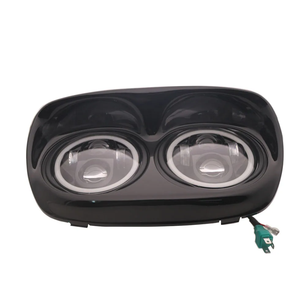Полный Halo двойной светодиодный фонарь для дороги Glide 2004 2013 аксессуары мотоциклов