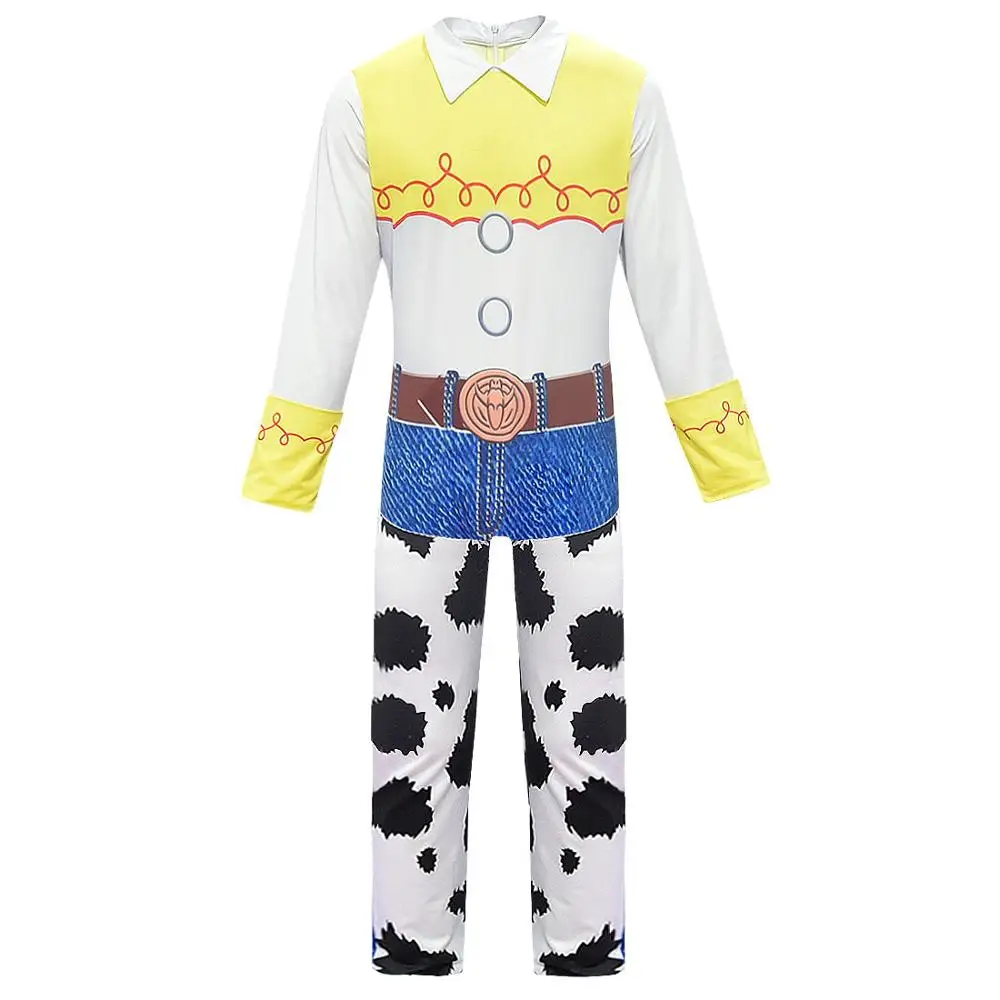 NO.7 Toy Story 4 Cowgirl Jessie Outfit Cosplay Costume Halloween Carnival Costumes For kid girls Full Sets - Color: NO.7