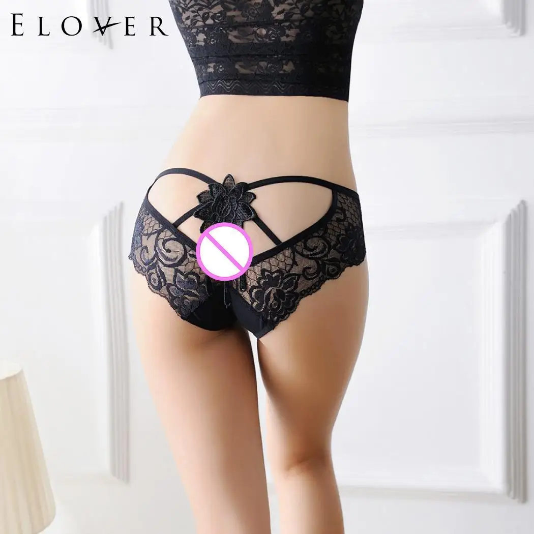 Elover Baby Doll сексуальное женское нижнее белье трусики с вышивкой Сетчатое цветочным