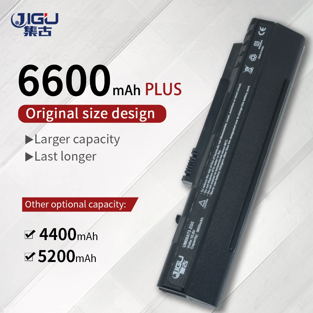 JIGU [Специальная цена] Новый аккумулятор для ноутбука Acer Aspire One A110 ZG5 UM08A31 UM08A71 UM08A72