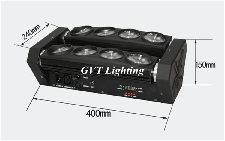Лидер продаж Светодиодный прожектор для дискотеки 4 в 1 8x12 Вт|led disco light|disco lightled moving
