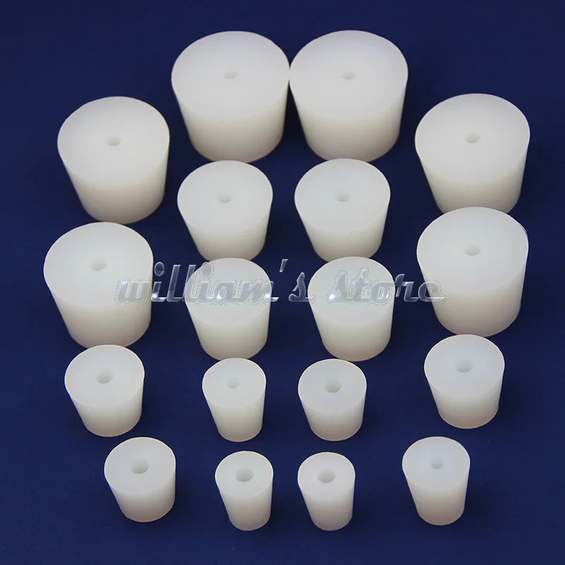 Комплект из 2 предметов #3 14 # силиконовая Анальная пробка с отверстием и без