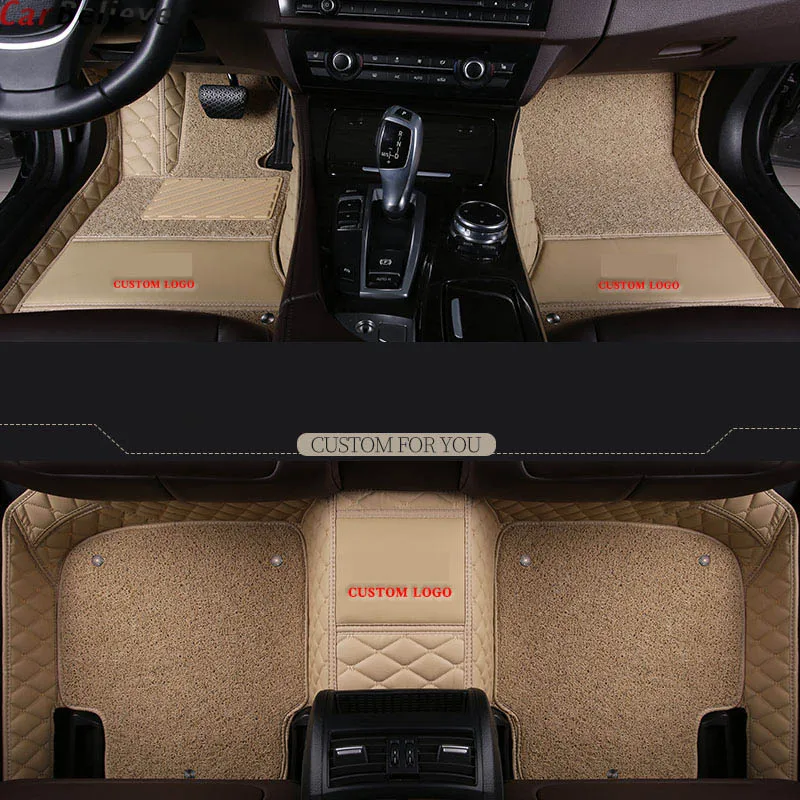 Color 4 Автомобильные напольные коврики для cadillac escalade SRX ats 2013~ XTS CT6 XT5 SRX CTS ESCALADE автомобильные аксессуары ковер - Название цвета: Color 4