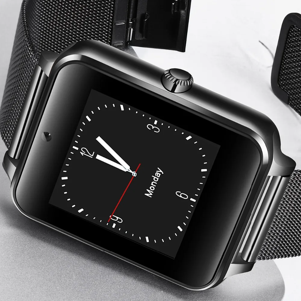Умные часы с слотом для sim карты TF поддержкой Bluetooth Android Phone умные мужские цифровые