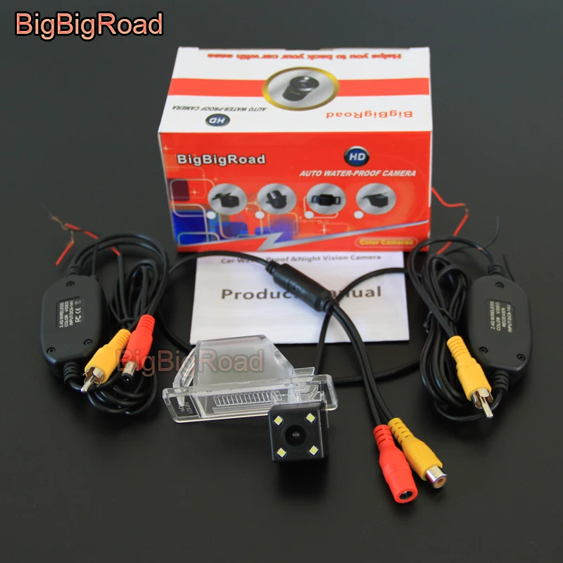 BigBigRoad Car Rear View Reversing Camera For Peugeot 307 Hatchback 307CC 807 night vision waterproof backup Parking | Автомобили и