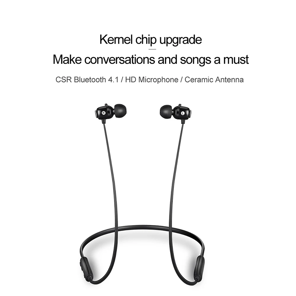 NFUNGYK CSR8640 Bluetooth спортивные наушники гарнитуры IPX5 Беспроводные с микрофоном для