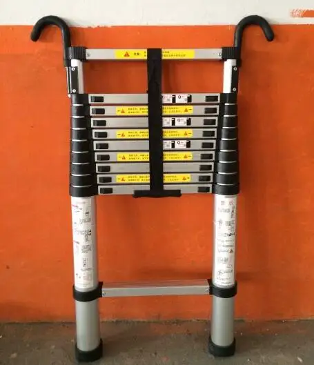 2 9 м выдвижная лестница портативная многофункциональная Прямая Лестница