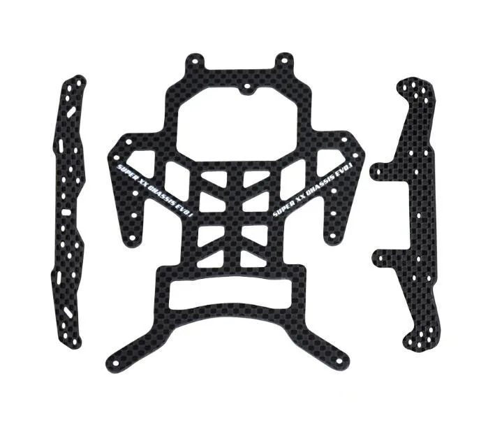 Tamiya Mini 4WD RC автомобильные запасные части полностью из углеродного волокна